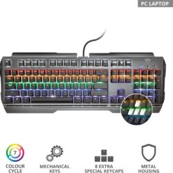 Tasiera Computer Trust SCARR MECCANICA GXT 877 GAMING