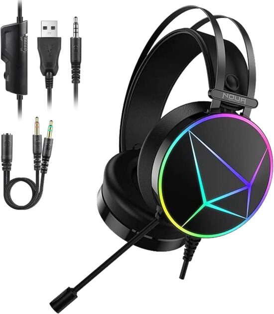 CUFFIE + MICROFONO NOUA REAPER GAMING