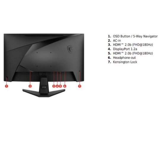 Monitor GAMING MSI 27" CURVO MAG 276CF E20 200HZ - immagine 2